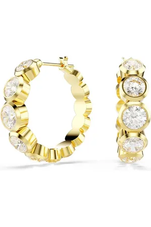 Swarovski Imber oorringen verguld