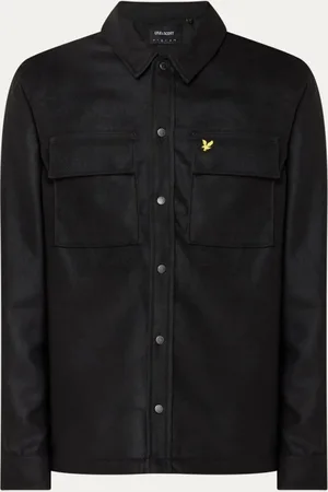 Lyle & Scott Overshirt met borstzakken en logo