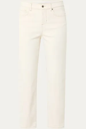 Liu Jo Mid waist loose fit cropped jeans met steekzakken