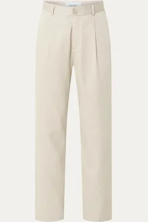 Les Deux Randall loose fit pantalon in lyocellblend met steekzakken