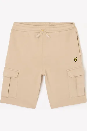 Lyle & Scott Straight fit korte joggingbroek met klepzakken