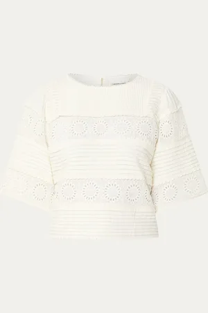 Fabienne Chapot Sun top met broderie