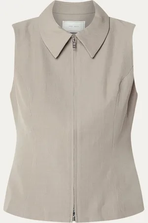Neo Noir Annabella gilet met kraag