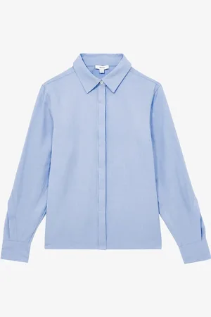 Reiss Ali blouse in linnenblend
