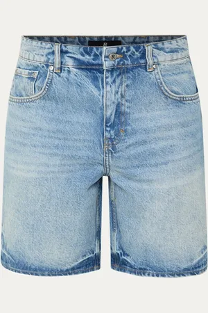 Represent Straight fit korte broek met lichte wassing
