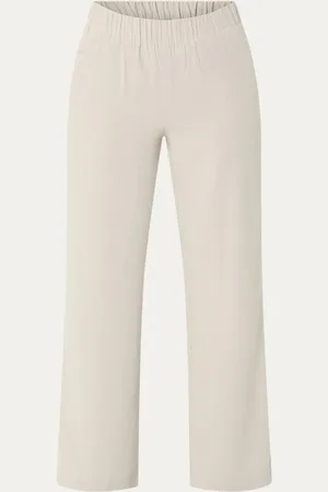 SELECTED Tinni high waist wide fit pantalon met steekzakken