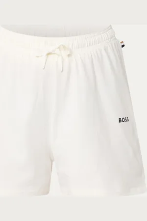 HUGO BOSS Pyjamashorts van jersey met logo