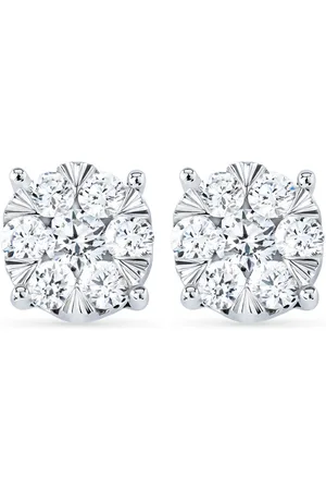 Diamond Point Witgouden oorsieraden, 0-55 ct diamant, Enchanted