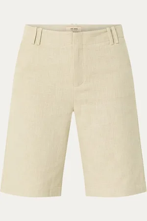 Mos Mosh Kasja high waist loose fit korte broek met steekzakken