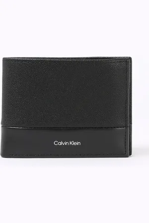 Calvin Klein Portemonnee van leer met logo