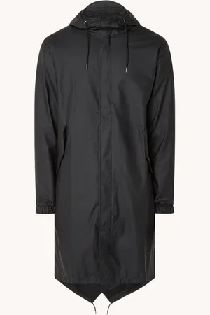 Rains Fishtail parka met capuchon en klepzakken