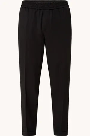 ØLÅF Tapered fit pantalon met trekkoord
