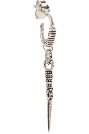 Bash Olie enkele oorsteker met hanger