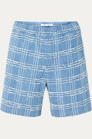 Samsøe Samsøe Sasonny wide fit korte broek van denim