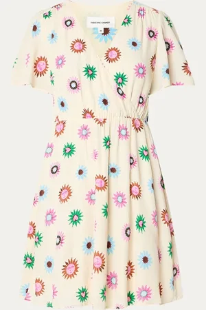 Fabienne Chapot Mini jurk van crêpe met print