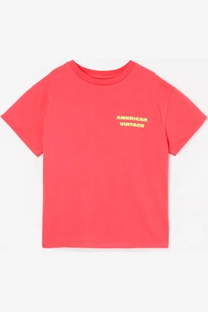 American Vintage Fiz Valley T-shirt met logoprint