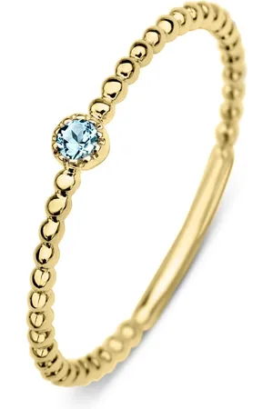 Diamond Point Geelgouden ring 0-04 ct topaas Joy