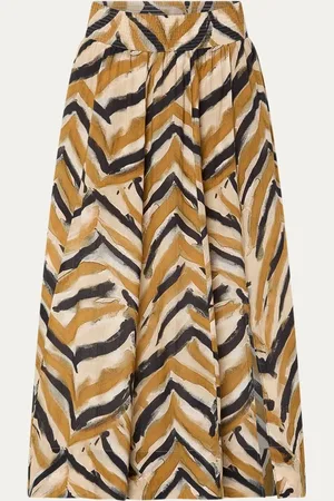 Claudia Sträter Maxi rok met grafische print