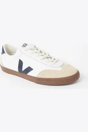 Veja Volley sneaker van leer met suède details
