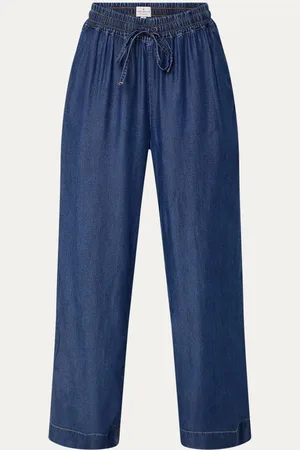 French Connection Collorado high waist loose fit broek van chambray