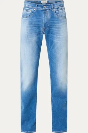 Replay Grover straight leg jeans met gekleurde wassing