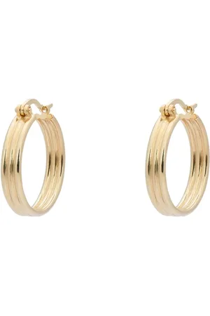 ANNA + NINA Poetic Hoop oorringen verguld