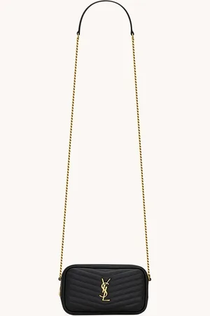 Saint Laurent Lou Mini crossbodytas van quilted kalfsleer