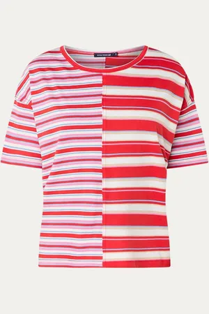 River Woods T-shirt met streepprint