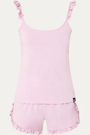 PRETTY YOU Bamboo pyjamaset met ruches