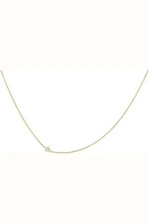 ANNA + NINA Stellar Short ketting verguld