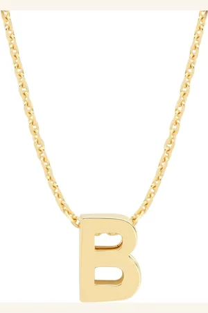 Diamond Point Geelgouden hanger B, Alphabet