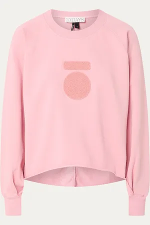 10 days LA sweater met logoborduring