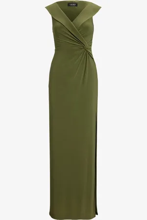 Ralph Lauren Jersey off-shoulder jurk