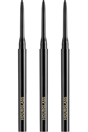 Hourglass 1-5MM™ Mechanical Gel Eye Liner Obsedian Black 3-pack - waterproof gel eyeliner set van 3