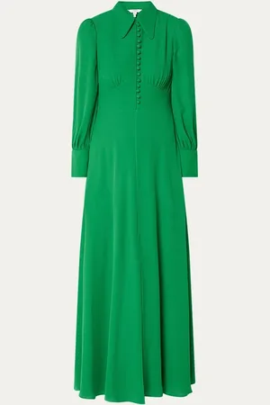 L.K. Bennett L-K-Bennett Harley maxi jurk met pofmouw