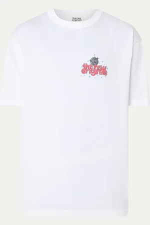 The New Originals Groove T-shirt met logo- en backprint