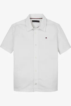 Tommy Hilfiger Oxford regular fit overhemd met logo