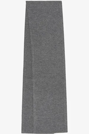 Reiss Ribgebreide sjaal van wol 210 x 25 cm