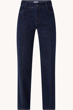 Alchemist Jett high waist loose fit jeans met siernaad