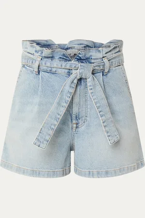 Dante 6 Slater high waist straight fit korte broek van denim