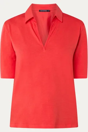 River Woods T-shirt met V-hals