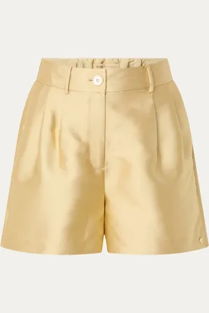 Josh V Paige straight fit korte broek met metallic finish