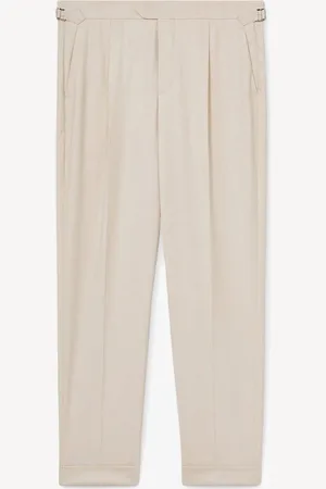 Reiss Elite tapered fit pantalon met ceintuur