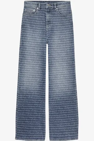Tommy Hilfiger High waist wide fit jeans met logoprint