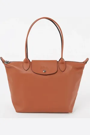 Longchamp Le Pliage Xtra shopper M van leer