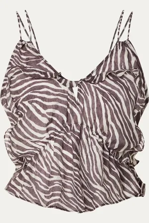 IRO Vojita top in lyocellblend met cut-out detail