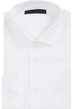 HUGO BOSS H-Jack-1piece regular fit overhemd van linnen