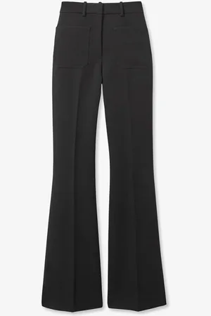 Reiss Priya high waist flared pantalon met steekzakken