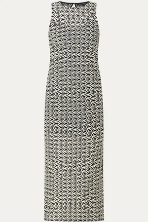French Connection Carly midi jurk met structuur