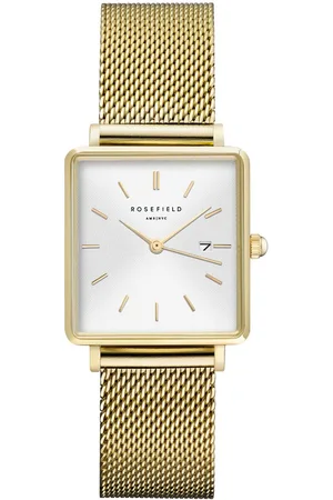 ROSEFIELD Boxy Mesh horloge QWSG-Q03